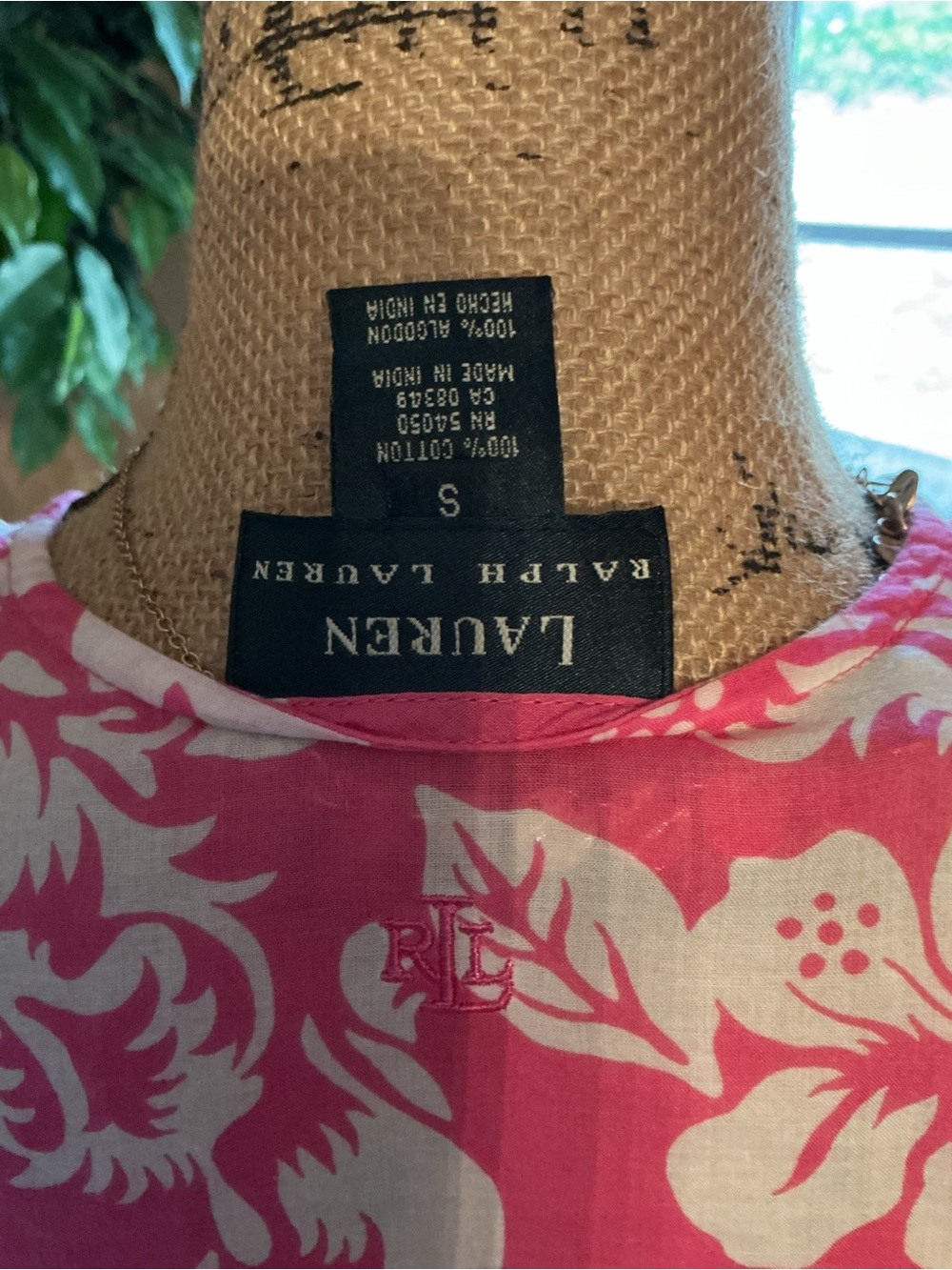Ralph Lauren Pink Floral Two-Piece Pantsuit - Picture 4 of 8
